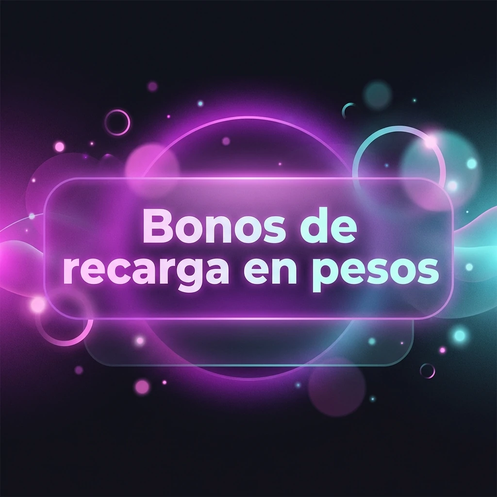 Bonos de recarga en pesos